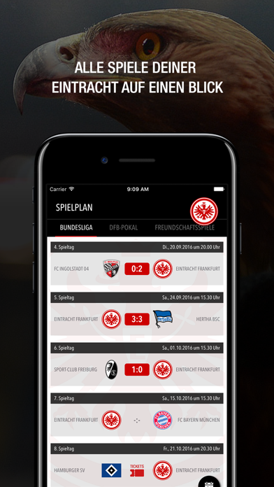 Eintracht Frankfurt- Adler App screenshot 4