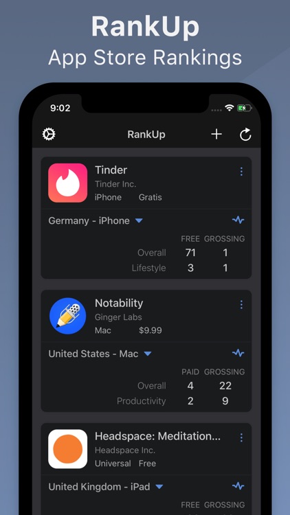 RankUp - App Store Rankings