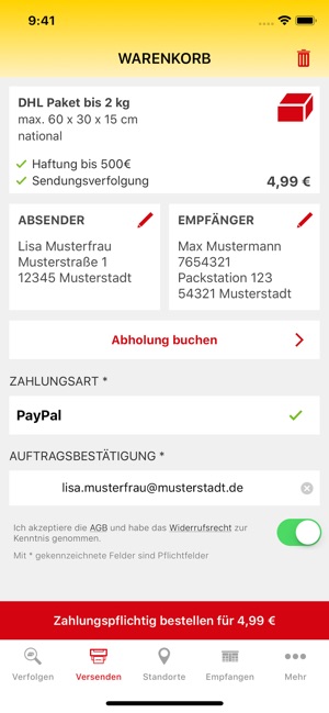 Dhl Paket Im App Store