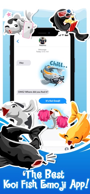 Koi Fish Emojis – Carp Sticker(圖4)-速報App