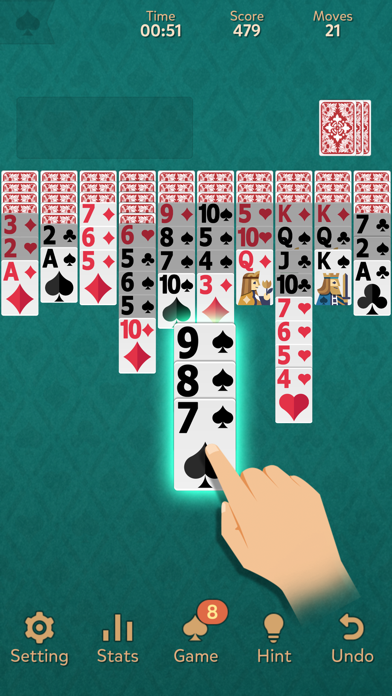 Spider Solitaire: Kingdom Screenshot 2