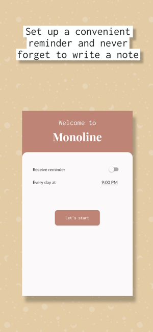 Monoline - Daily Diary Journal(圖5)-速報App