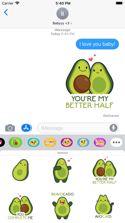 Michi Cado - Avocado Stickers