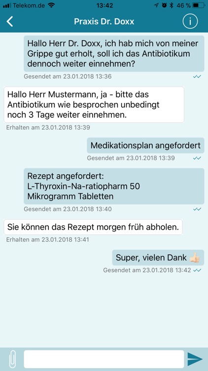 Patienten-App x.patient