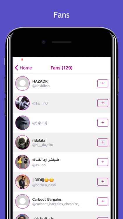 Unfollowers & Followers track