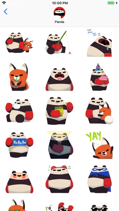 Punching Pandas Stickers screenshot 3