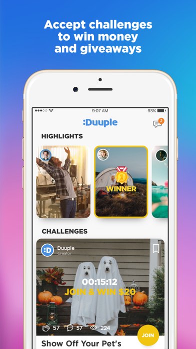 How to cancel & delete Duuple: Challenge Your Friends from iphone & ipad 1