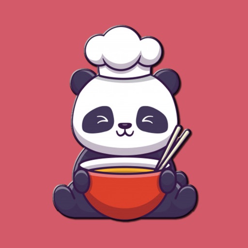 Black White Panda Stickers iOS App