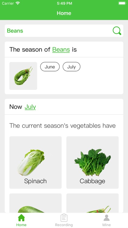 SeasonalVegetables