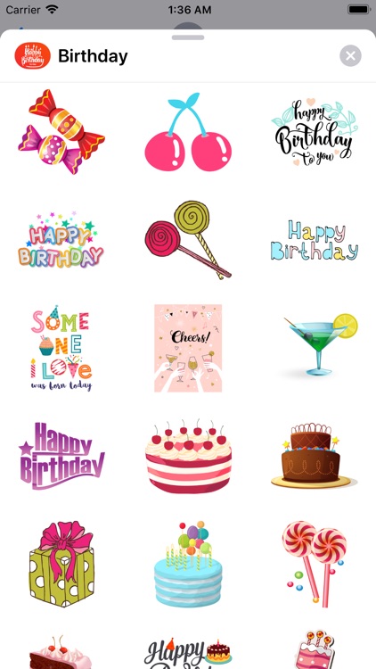 200+ Birthday MEGA Sticker App