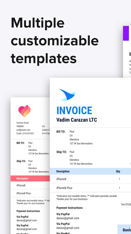 Swift Invoice - Invoice Maker screenshot-4