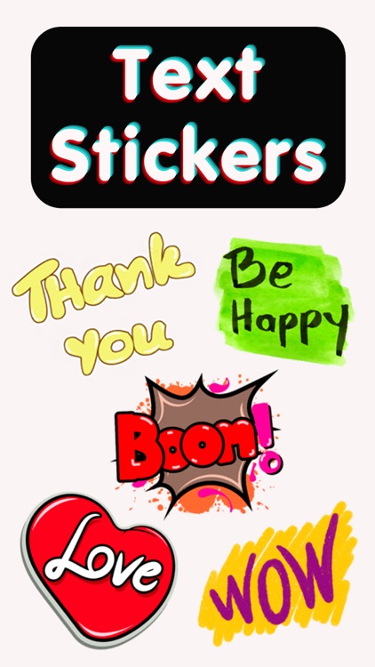 Text Stickers ⋆