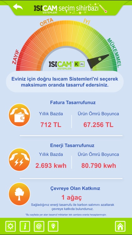 Isıcam Seçim Sihirbazı