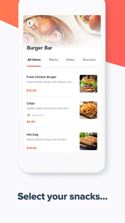 Snackr – Food to your seat screenshot-3