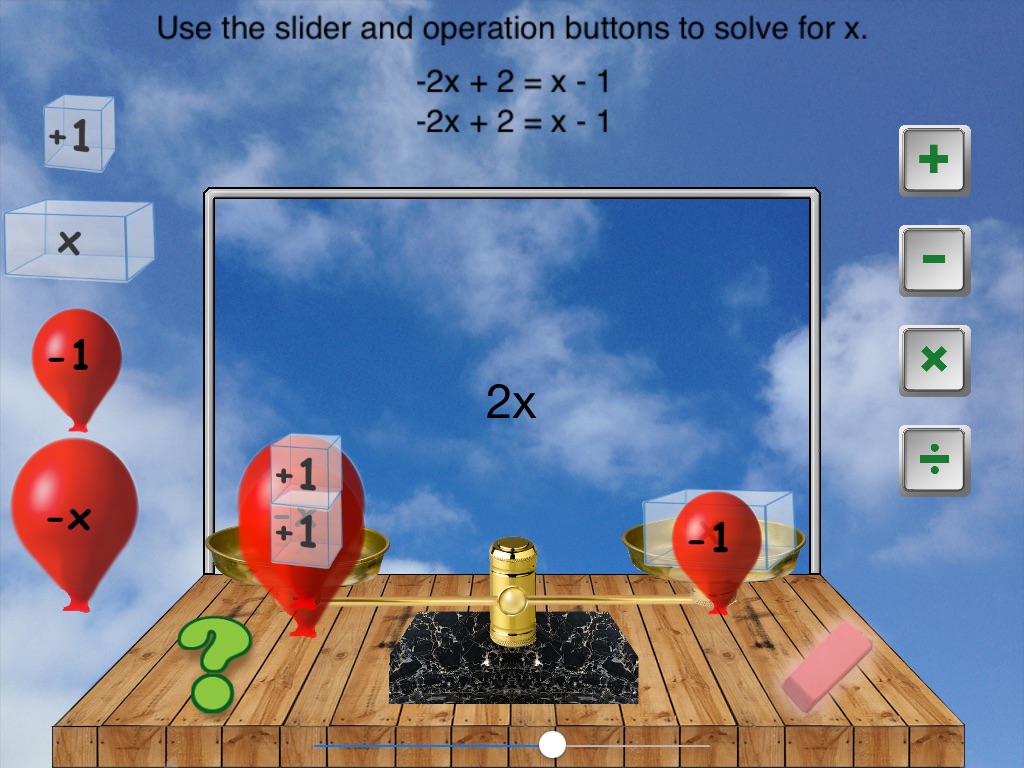 Algebra Balance screenshot 2