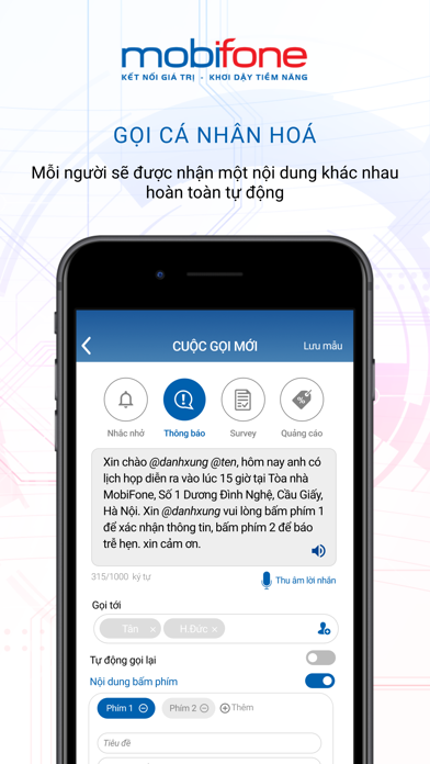 mAICall- Nhắc lịch - gọi nhóm screenshot 2