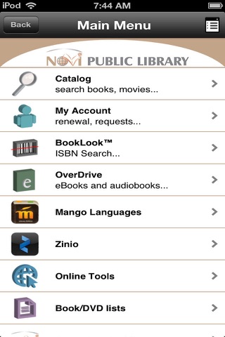 Novi Public Library Mobile screenshot 4