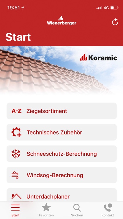 Koramic Dachprofi-App