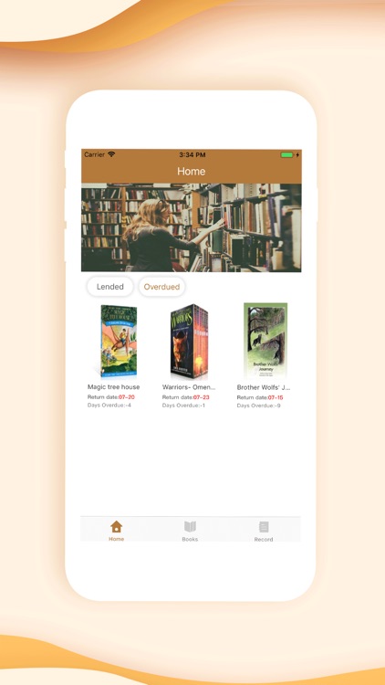 Small library-Debit management