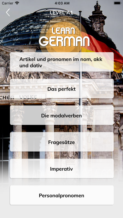 Learn-German Screenshot 2