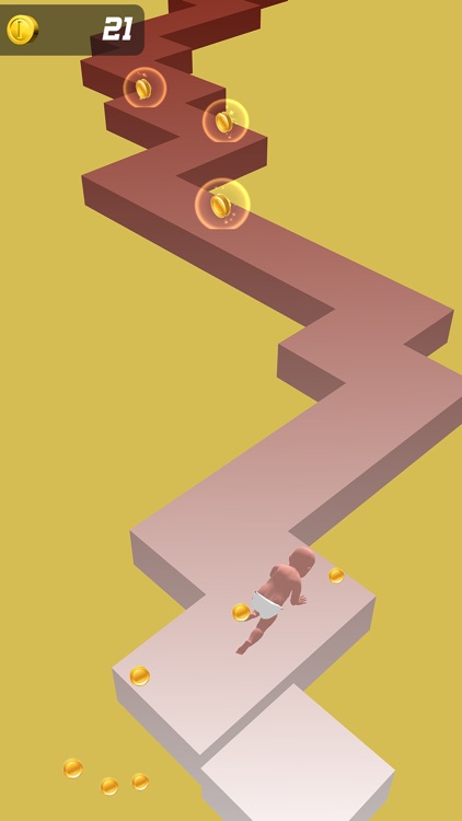 Baby Zigzag Run 3d screenshot-3