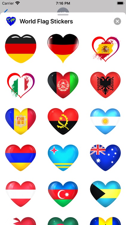 World Flag Sticker Pack