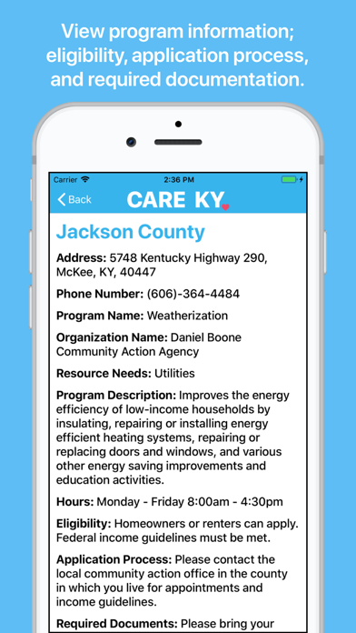 CARE KY screenshot 3