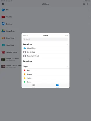 Captura de Pantalla 5 VRPlayer : 2D 3D 360° Video iphone