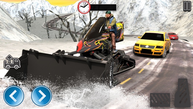 Snow Bike Sledge City Rider 3D