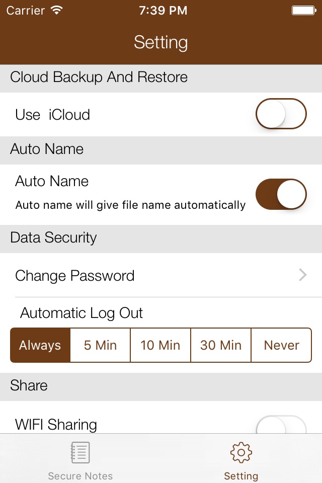 Secure Notes : Text Memo, Note screenshot 4