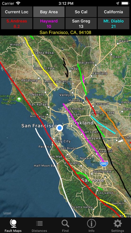 California Earthquake Faults