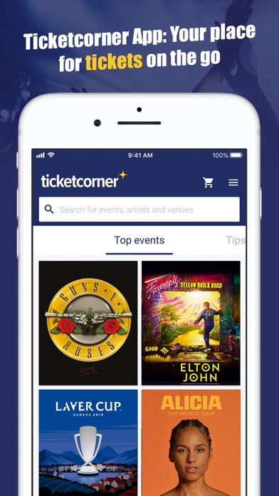 How to cancel & delete Ticketcorner - Event Tickets from iphone & ipad 1