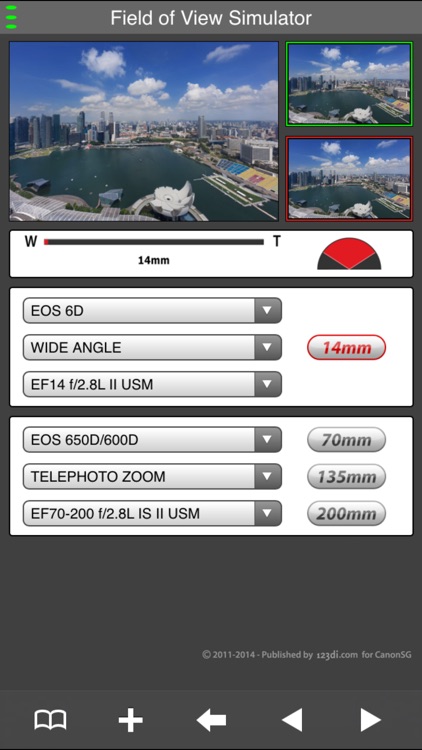 EF Lens Simulator Philippines