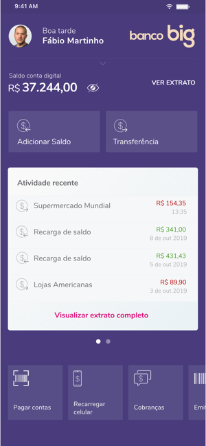 Banco BIG - Conta Digital