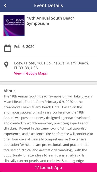 South Beach Symposium screenshot 2