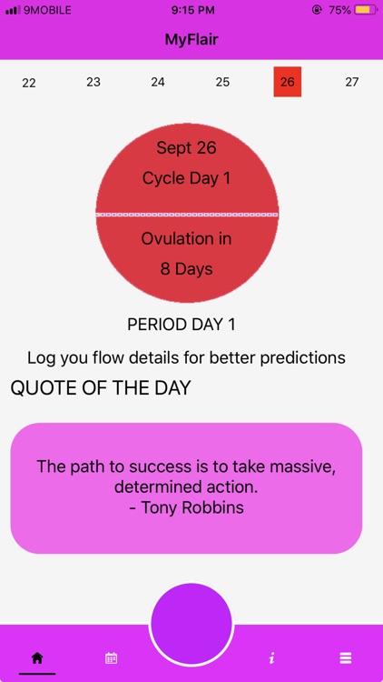 MyFlair Menstrual Tracker screenshot-3