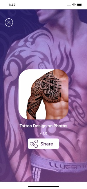 Tattoo Design on Photo