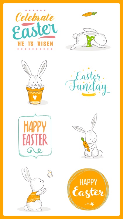 Happy EASTER & Spring Stickers