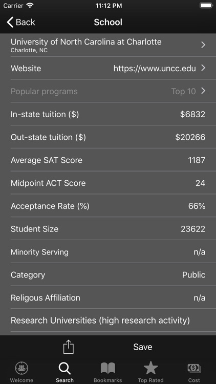 U.S Colleges