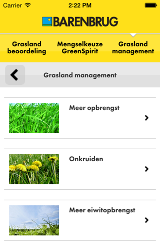 Barenbrug Graslandapp screenshot 2