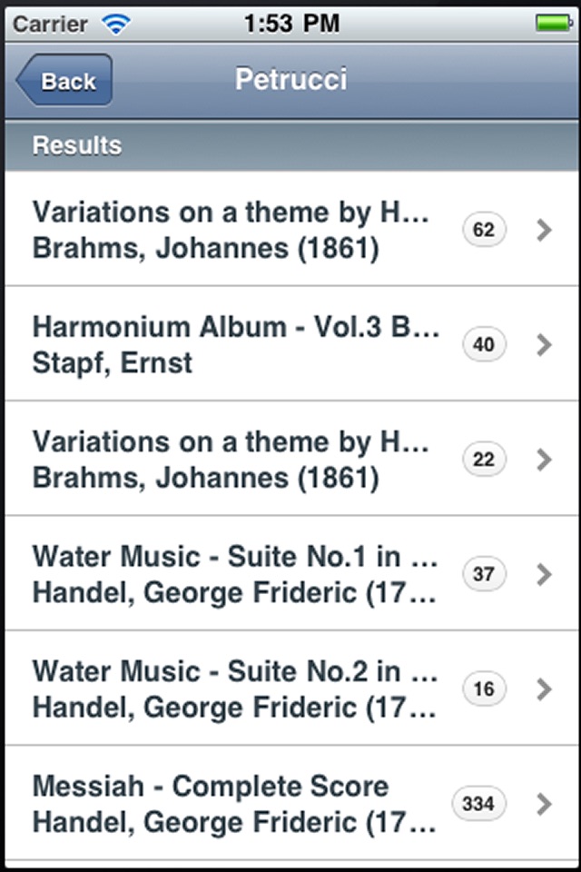 Petrucci Sheet Music screenshot 2