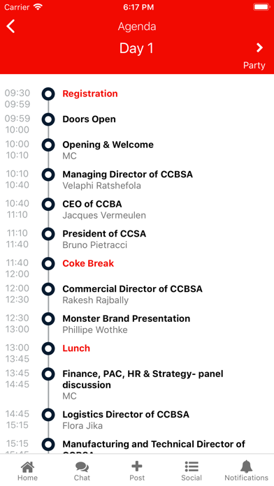 CCBSA Management Conference screenshot 3