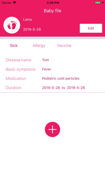 Baby file-Health record