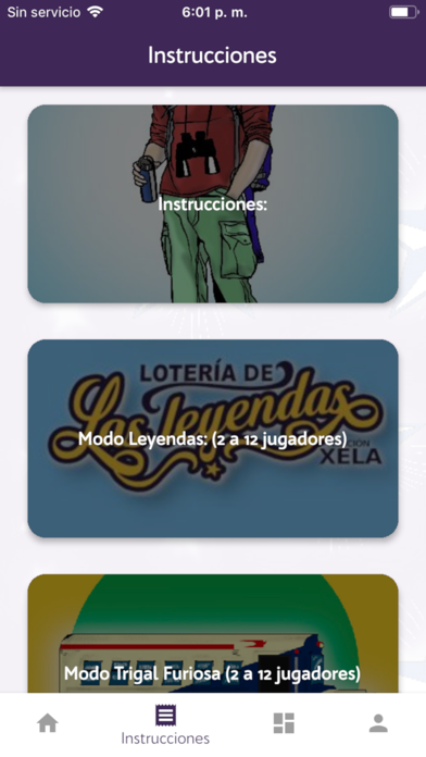 Lotería de las Leyendas screenshot 2