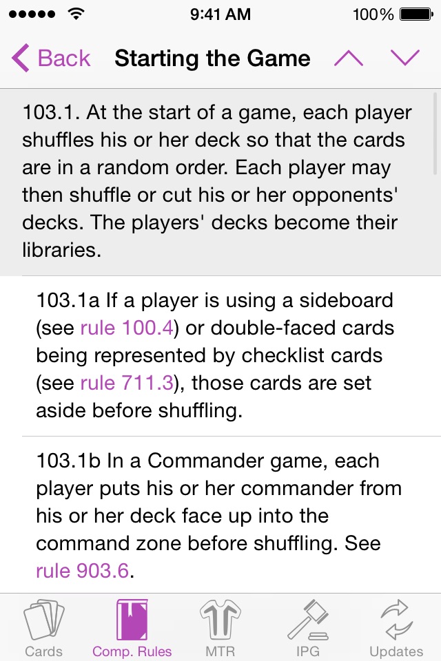 MTG Guide screenshot 2