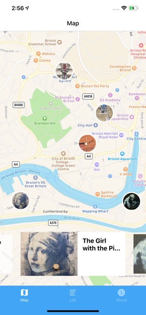 Bristol Tour Map of Banksy