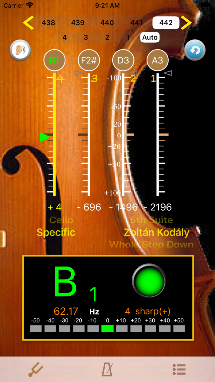 大提琴调音器专业版