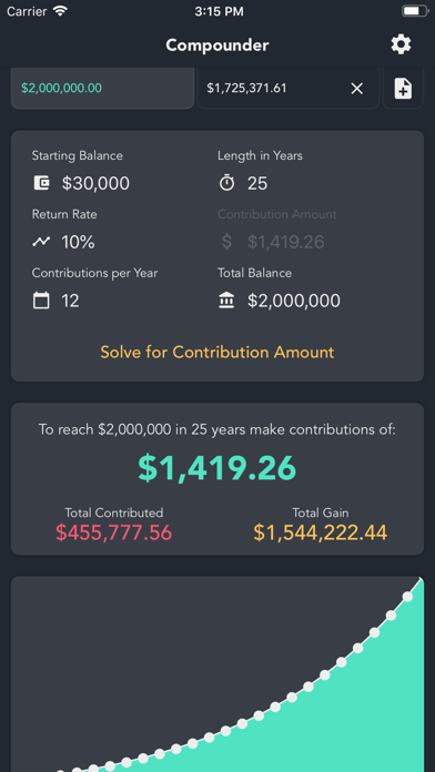 Compound Interest - Compounder screenshot 2