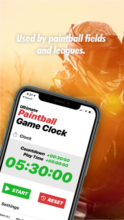 Ultimate Paintball Game Clock