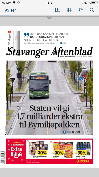 Aftenbladet E-avis screenshot 2